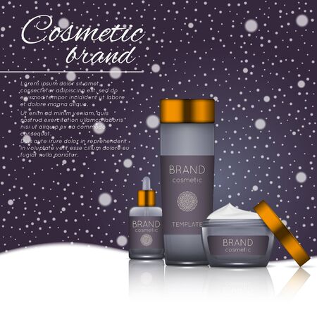 Beauty product ads template design.のイラスト素材