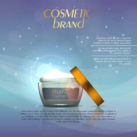 Beauty product ads template design.のイラスト素材
