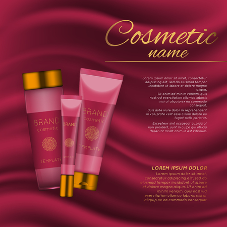 Cosmetic illustrationのイラスト素材