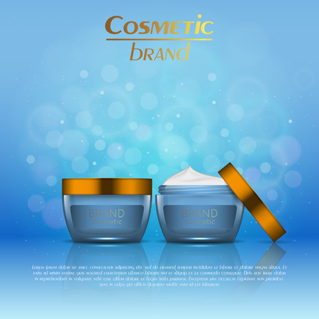 Beauty products image illustrationのイラスト素材