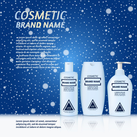 Beauty products image illustrationのイラスト素材