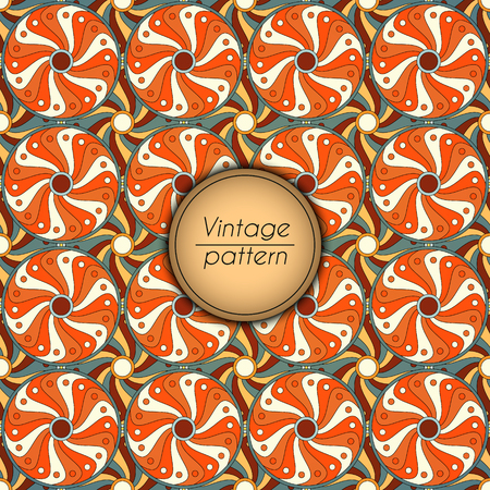 Abstract colorful geometric seamless pattern. Floral background textureのイラスト素材