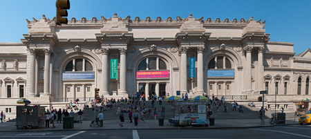 Panorama of Metropolitan Museum of Art in New York, USA, September 2012のeditorial素材