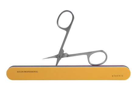 Stainless steel nail sciccors for cuticleの写真素材