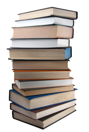 Pyramid of booksの写真素材