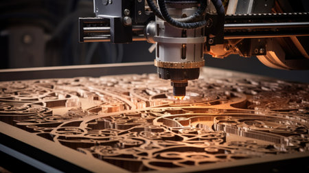 Wood, plastic panels, high-precision CNC laser cutting, high-speed cutting, laser welding, laser cutting technology, laser welding.の素材