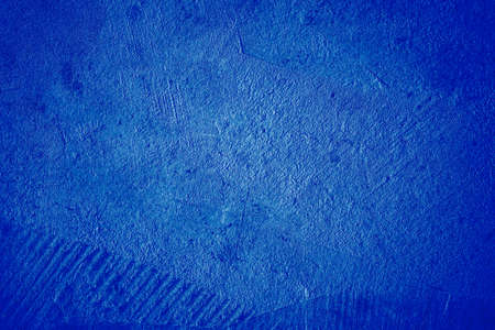 Blue grunge texture vintage background with space for text. Blue mortar background texture crack wall background, concrete texture.の写真素材