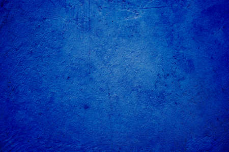 Blue grunge texture vintage background with space for text. Blue mortar background texture crack wall background, concrete texture.の写真素材