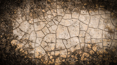 Concrete wall texture that has a rough pattern, Old wall texture, walls are dirty, Old concrete, Old building textureの写真素材