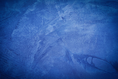 Blue designed grunge texture background with space for text or image. Abstract old background with gradient fine art design and vignette and copy space.の写真素材