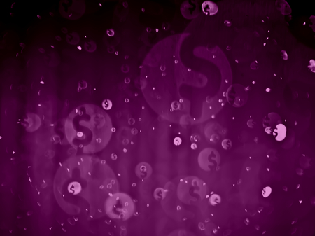 purple or violet dollar bokeh background and texture