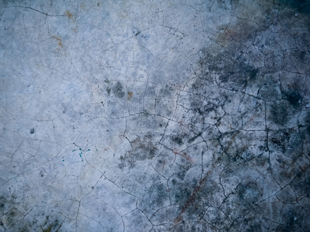 old cement background and texture with blue colorの写真素材