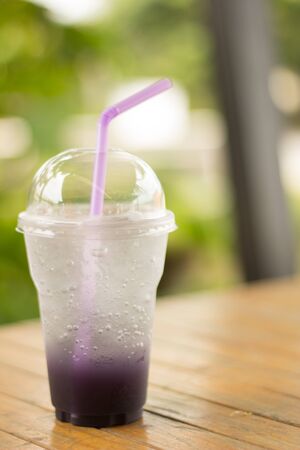blueberry lime sodaの写真素材