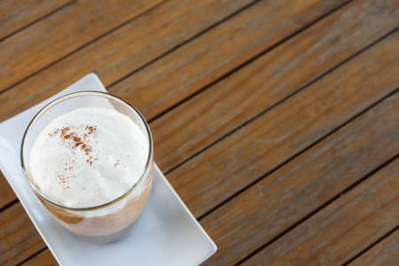 coffee with whipped cream/Coffee conpanaの写真素材