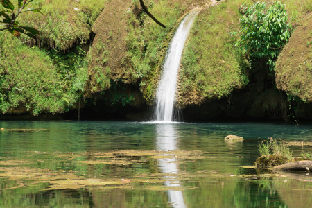 small waterfall in the Forest in thailand