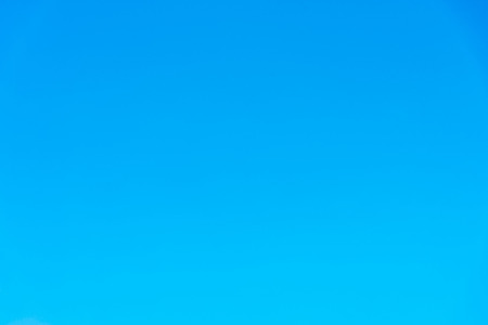 The sky was empty, On a cloudless skyの写真素材