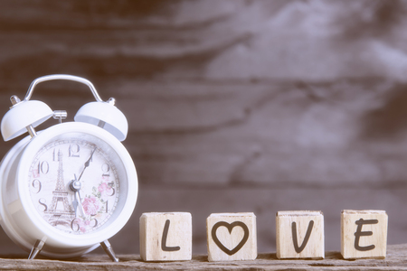 Letters spelling love.  Wooden letters spelling loveの写真素材