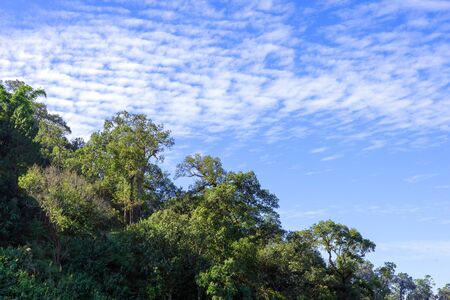 Beautiful mountains landscape and blue skyの写真素材