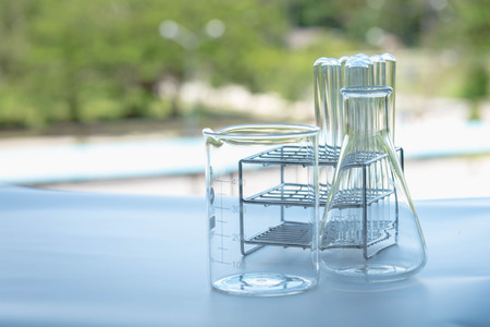 equipment and science experiments ; science backgroundの写真素材