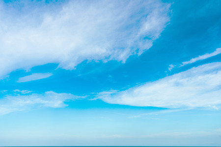 Empty sea and sky with copy spaceの写真素材