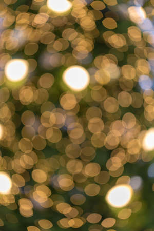 christmas bokeh light abstract holiday background, Blurred background of decorated glowing Christmas...