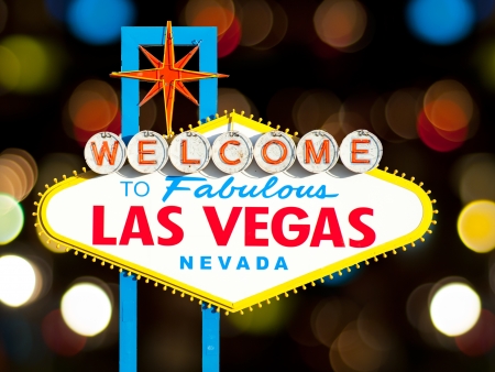 Welcome to Famous Las Vegas Welcome Signの写真素材