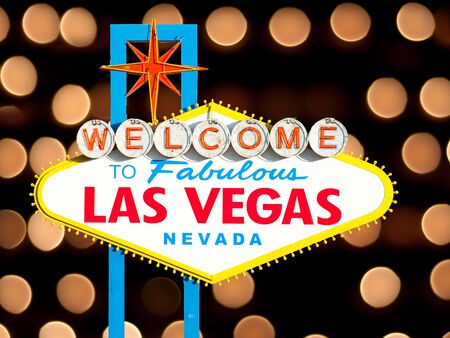 Welcome to Famous Las Vegas Welcome Signの写真素材