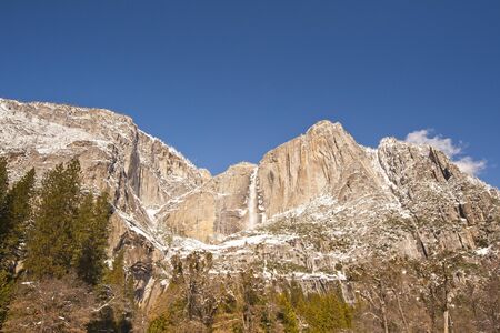 Yosemite National Park in Winterの写真素材