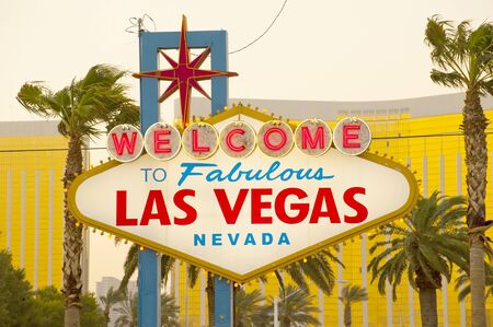 Welcome to Las Vegas Signの写真素材