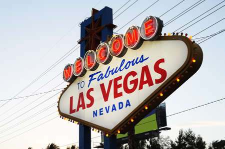 Welcome to Las Vegas Signの写真素材