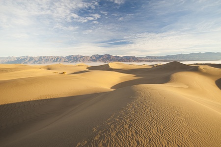 Desert sand dunes  Death Valley, USAの写真素材