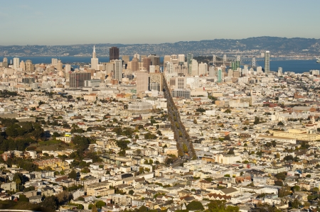 San Francisco overviewの写真素材