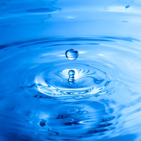 Close up of Water dropの写真素材