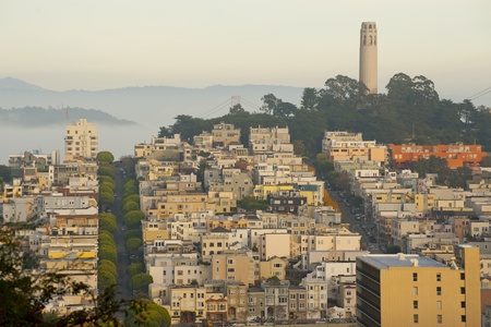 San Francisco skylineの写真素材
