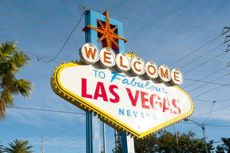 Welcome to Las Vegas Signのeditorial素材