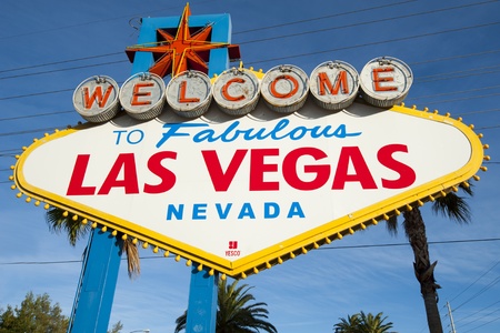 Welcome to Las Vegas Signのeditorial素材
