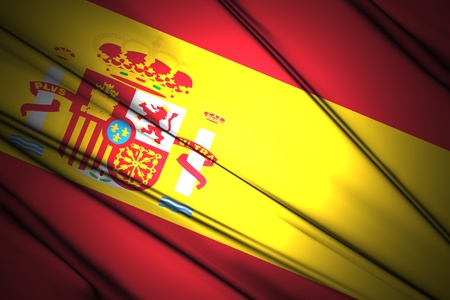Spain flagの写真素材