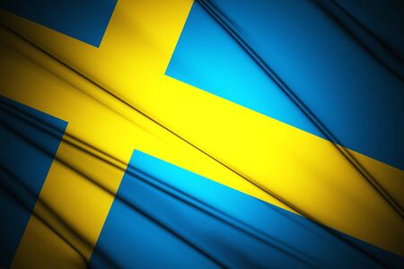 Sweden flagの写真素材