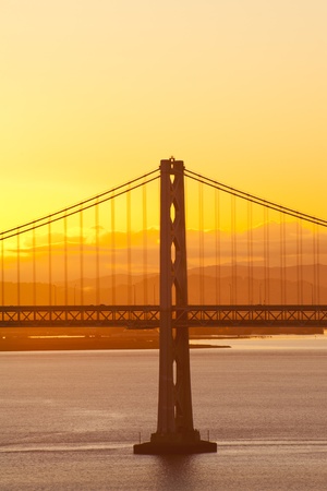 Bay Bridge, San Francisco, USAの写真素材