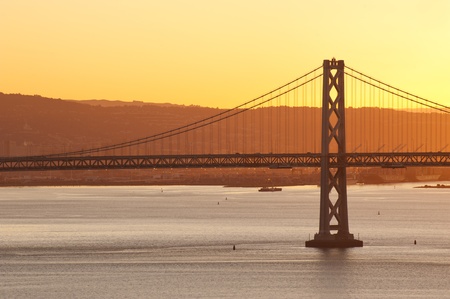 Bay Bridge, San Francisco, USAの写真素材