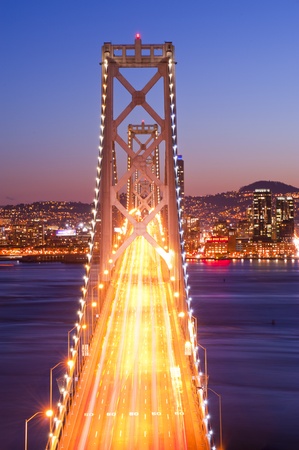 Bay Bridge, San Francisco, USAの写真素材