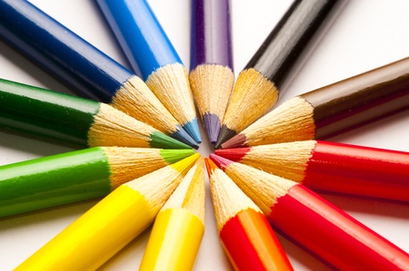 Coloring Pencil close upの写真素材