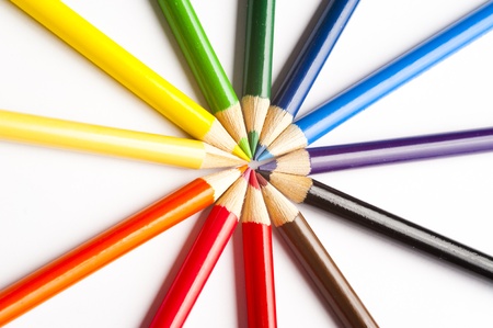 Coloring Pencil close upの写真素材