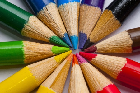 Coloring Pencil close upの写真素材