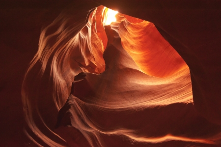 Antelope Canyon, Page, Arizona, USAの写真素材