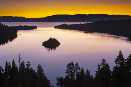 Lake Tahoe, California, USAの写真素材