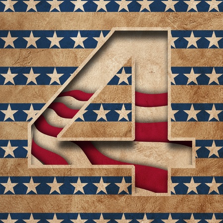 Independence Day, 4th of July  America National Dayの写真素材
