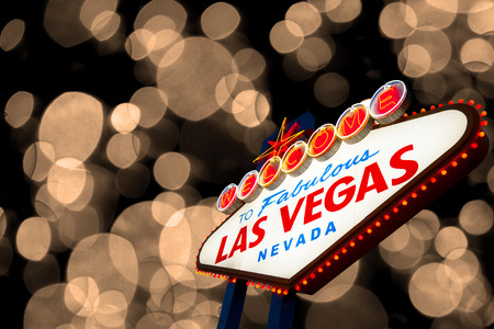 Welcome to Fabulous Las Vegas Neon Signの写真素材