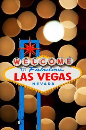 Welcome to Fabulous Las Vegas Neon Signの写真素材