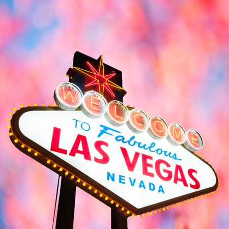 Welcome to Fabulous Las Vegas Neon Signの写真素材